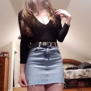 Topshop Denim Skirt
